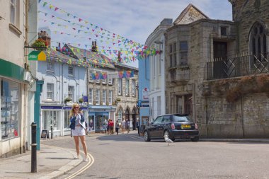 Arwenack Street, Falmouth, Cornwall, UK clipart