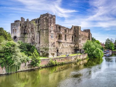 Newark Castle and River Trent clipart