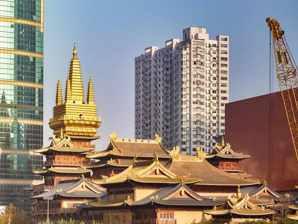 Jingan-Tempel, shanghai, China — Stockfoto