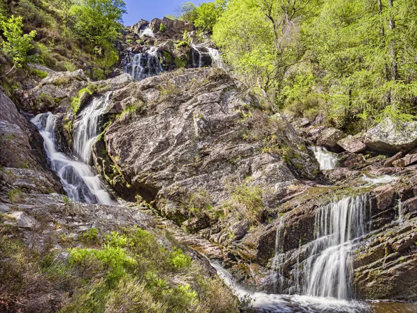 Rhiwargor Waterfall Wales Uk — Stock fotografie