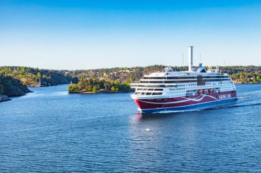 Stockhom Limanı 'nda Viking Hattı Feribot Grace