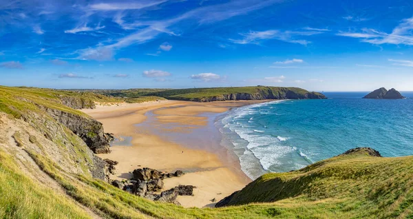 Holywell Bay Cornwall UK — Stock Photo, Image