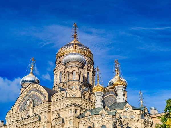 Gereja Yunani Ortodoks, St Petersburg, Rusia — Stok Foto