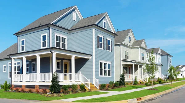 Street Suburban Homes — Stock Photo, Image