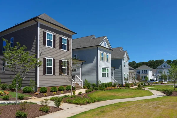 Street Suburban Homes — Stock Photo, Image