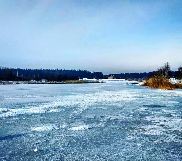 Vue Depuis Lac Gelé — Photo