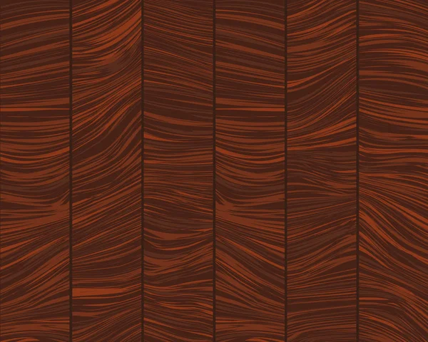 Texture Bois Sombre Illustration Vectorielle Élément Parquet Bois Rouge — Image vectorielle