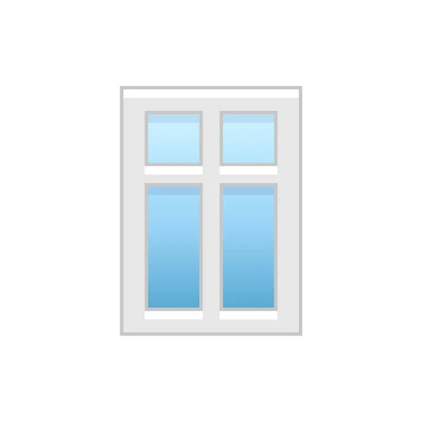 Vektör Çizim Modern Vinil Kanatlı Pencere Alüminyum Pencere Hareketli Panelleri — Stok Vektör