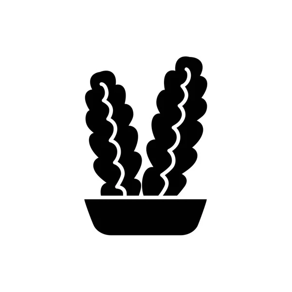 Векторная Иллюстрация Кактуса Эпифиллума Банке Пустынное Суккулентное Растение Террариума Сада — стоковый вектор