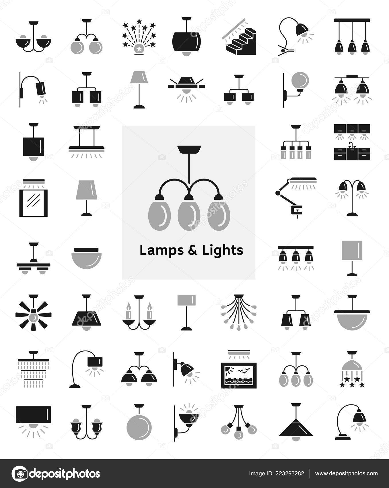 Different Kinds Wall Ceiling Table Floor Lamps Home Lighting