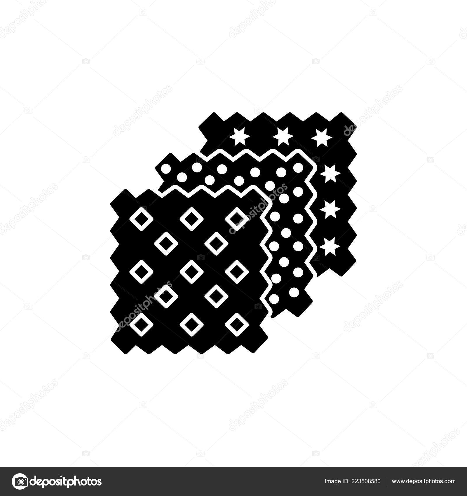 Black & white vector illustration of drafting template ruler with circles.  Line icon of stencil for architect, drafter, draftsman. Technical &  mechanical drawing tool. Isolated object Stock Vector