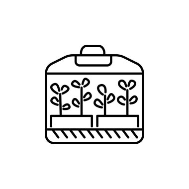 Siyah ve beyaz vektör çizim pl ile elektrik yayıcısı