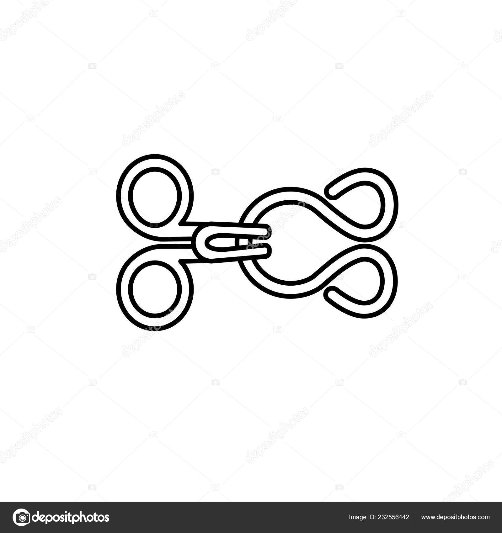 Black White Illustration Hook Eye Closure Bra Fastener Vector Line Stock  Vector by ©Milta 232556442