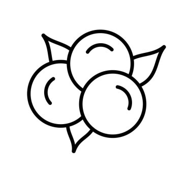 Pamuk çiçeği ve topu. Üst görünüm. Sembol, doğal Eko ORGA logosu