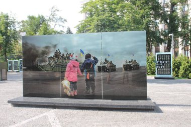 Dnipro, Ukrayna. 28 Haziran 2018. Ato'nun Hatıra Sokağı