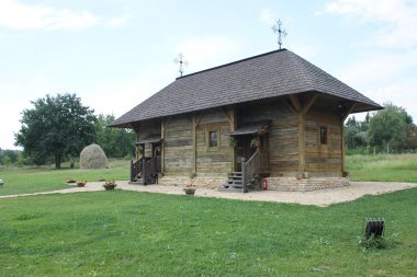 Geleneksel Romen ahşap eski ev