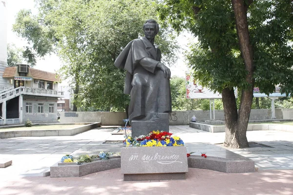 Dnipro Ukraina Juni 2018 Monumentet Den Unga Taras Shevchenko — Stockfoto