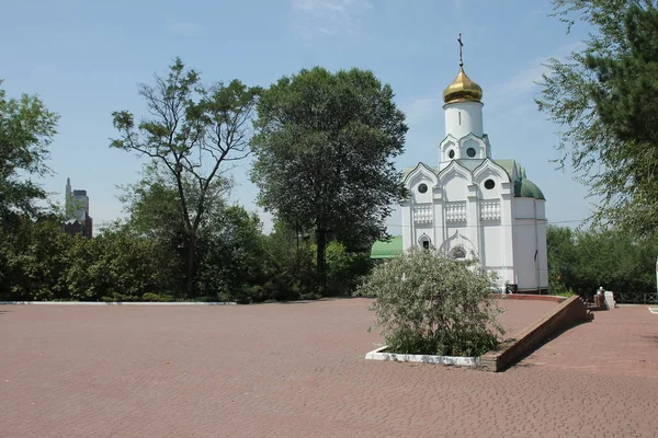 Dnipro Oekraïne Juni 2018 Christelijke Kerk Monastyrsky Eiland — Stockfoto