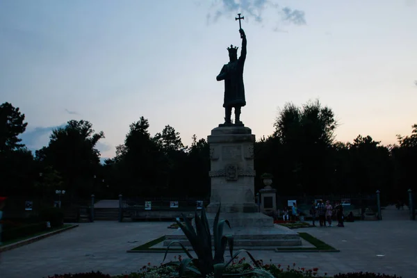 Monument Stefan Cel Mare Chisinau Moldavie — Photo