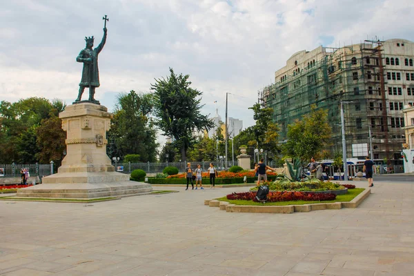 Monument Van Stefan Cel Mare Chisinau Moldavië — Stockfoto