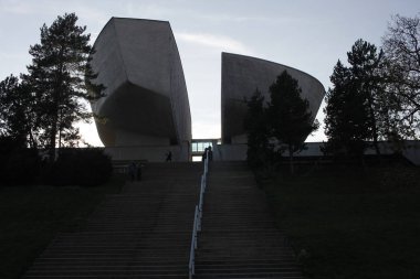 Banska Bystrica. 4 Kasım 2017. Genel görünümü, müze, Slovak Ulusal Ayaklanması