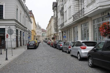 Bratislava, Slovakya. 5 Kasım 2017. Bratislava Old Town Centrum içinde