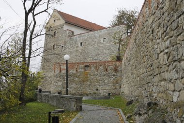 Bratislava, Slovakya. 5 Kasım 2017. Bratislava Kalesi