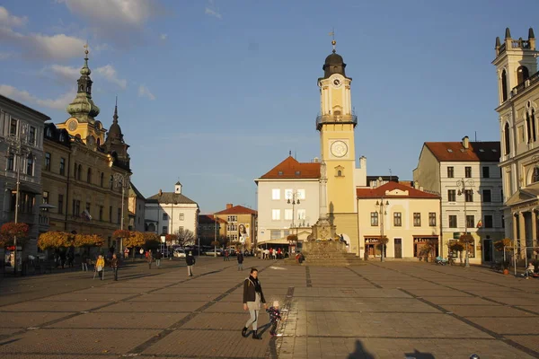 Banska Bystrica Eslováquia Novembro 2017 Cidade Velha Banska Bystrica Centro — Fotografia de Stock