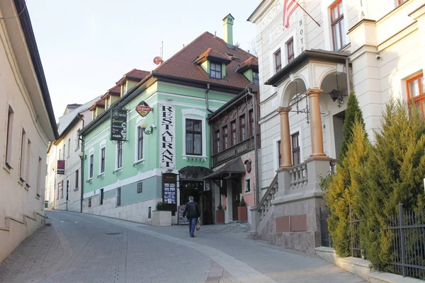 Banska Bystrica Slowakei November 2017 Alte Stadt Banska Bystrica Zentralslowakei — Stockfoto