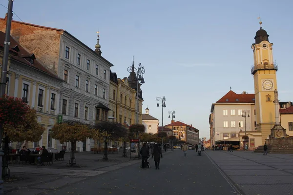 Banska Bystrica Eslováquia Novembro 2017 Cidade Velha Banska Bystrica Centro — Fotografia de Stock
