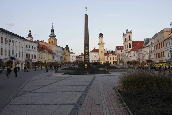 Banska Bystrica Eslováquia Novembro 2017 Cidade Velha Banska Bystrica Centro — Fotografia de Stock