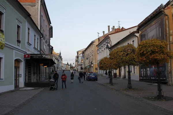 Banska Bystrica Słowacja Listopada 2017 Stare Miasto Banska Bystrica Centralnej — Zdjęcie stockowe