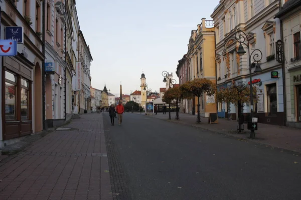 Banska Bystrica Słowacja Listopada 2017 Stare Miasto Banska Bystrica Centralnej — Zdjęcie stockowe