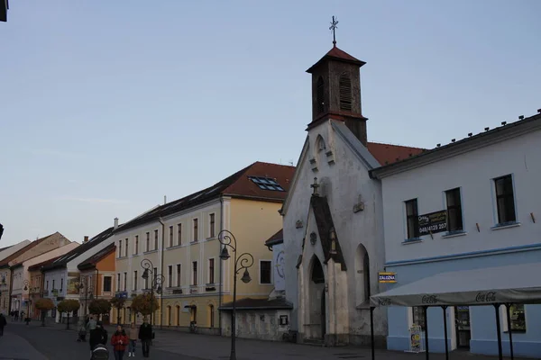 Banska Bystrica Eslováquia Novembro 2017 Cidade Velha Banska Bystrica Centro — Fotografia de Stock