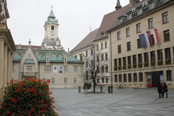 Bratislava Eslováquia Novembro 2017 Centro Bratislava Cidade Velha — Fotografia de Stock