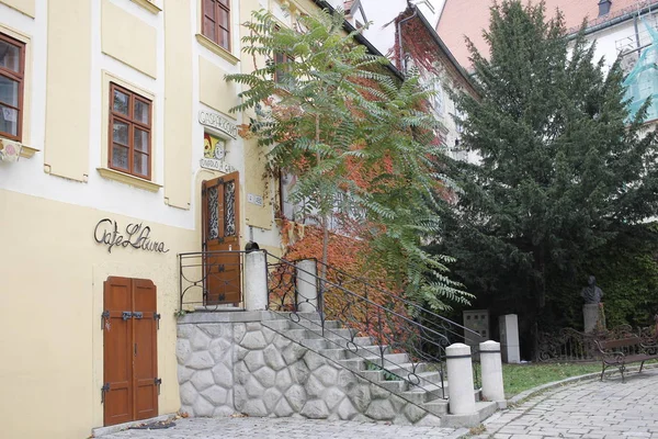 Bratislava Slovakia November 2017 Typical European Alley Old City Bratislava — Stock Photo, Image