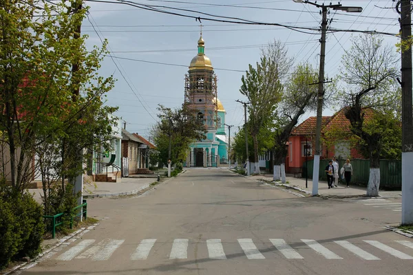 Vilkovo Ukrayna Mayıs 2017 Virgin Mary Kilisesi Nın Doğuşu — Stok fotoğraf