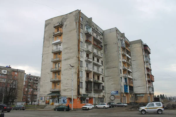Кутаиси Грузия Декабря 2016 Года Типичное Советское Здание Городе — стоковое фото