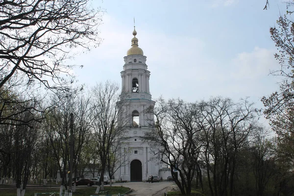 Ukraine Poltava April 2014 Heilig Kreuz Kloster Poltava — Stockfoto