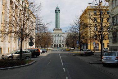 Ostrava, Çek Cumhuriyeti. 9 Nisan 2018. Ostrava Belediye Binası