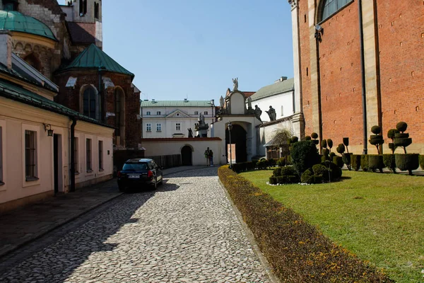 Cracovia Polonia Abril 2018 Calle Vieja Cracovia — Foto de Stock