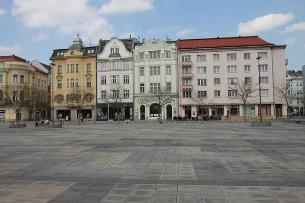 Ostrava Tsjechië April 2018 Masaryk Square — Stockfoto