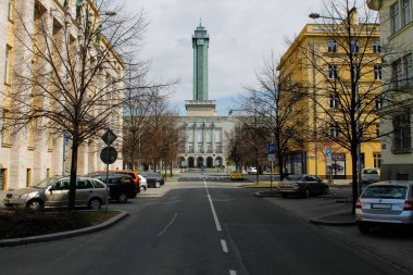 Ostrava, Çek Cumhuriyeti. 9 Nisan 2018. Ostrava Belediye Binası