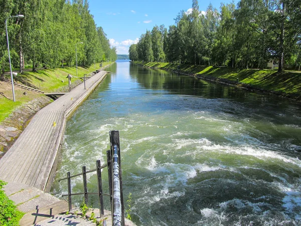 Canal Vaaksy Finlândia — Fotografia de Stock