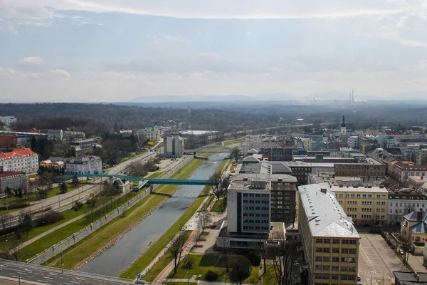 Uitzicht Stad Ostrava Van City Hall — Stockfoto