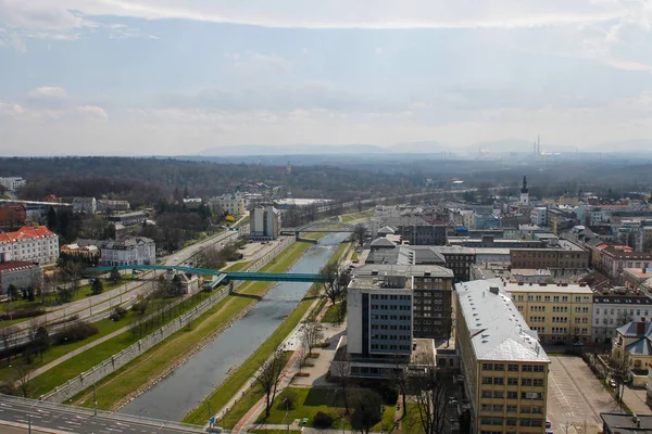 Ostrava şehir City Hall görünümünü