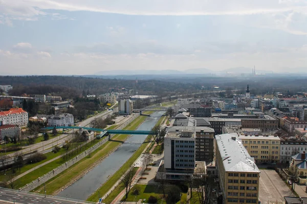 Uitzicht Stad Ostrava Van City Hall — Stockfoto