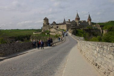 Kamianets-Podilskyi, Ukrayna. 30 Nisan 2019. Kamianets-Podilskyi Kalesi 