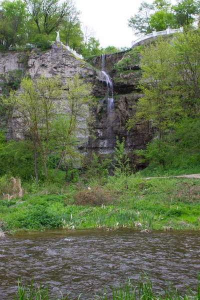 Vattenfall Kamianets Podilskyi City Ukraine — Stockfoto