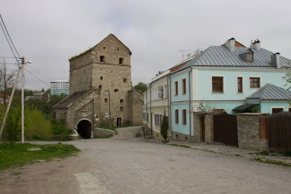 Kamianets Podilskyi Oekraïne April 2019 Oude Binnenstad Historisch Centrum Van — Stockfoto